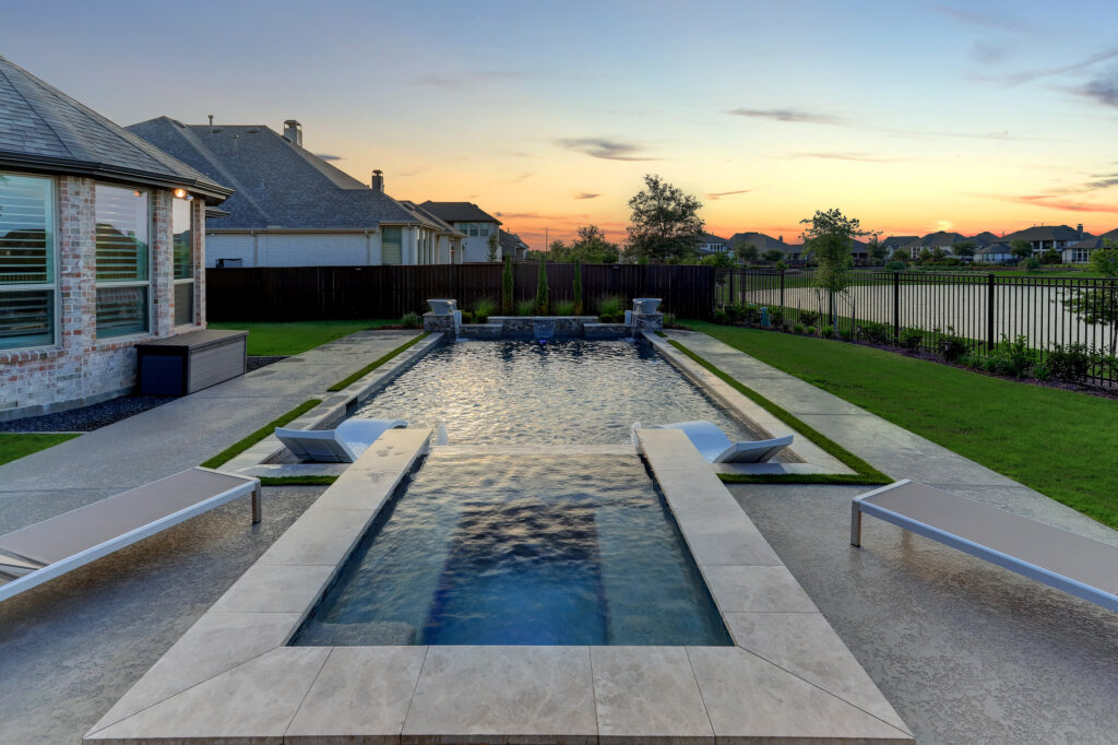 luxury custom pool services in college station and montgomery county